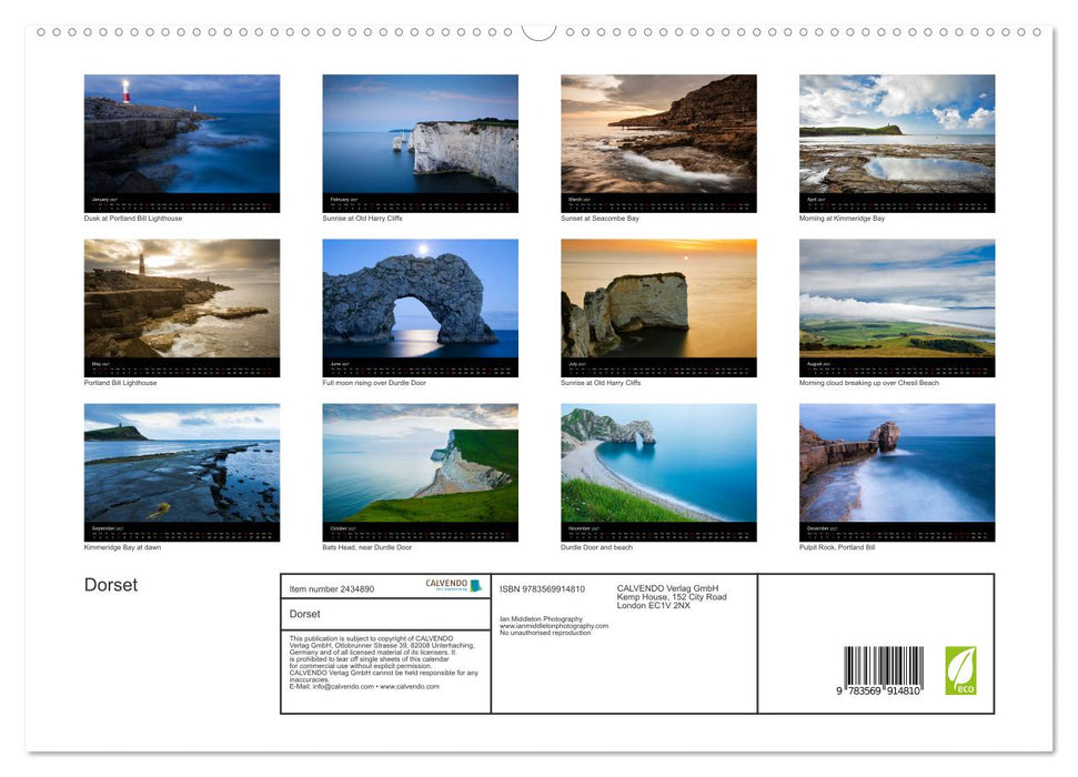 Dorset (CALVENDO Premium-Calendar 2027)