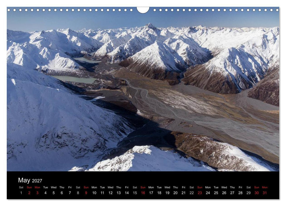 South Island of New Zealand (CALVENDO Monthly Calendar 2027)