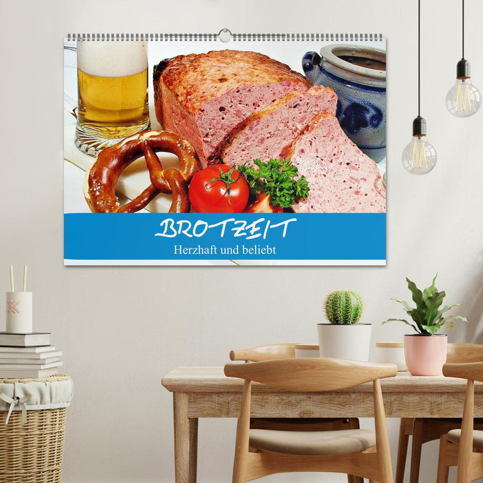 Brotzeit. Herzhaft und beliebt (CALVENDO Wandkalender 2027)