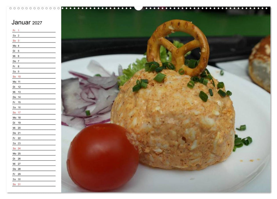 Brotzeit. Herzhaft und beliebt (CALVENDO Wandkalender 2027)