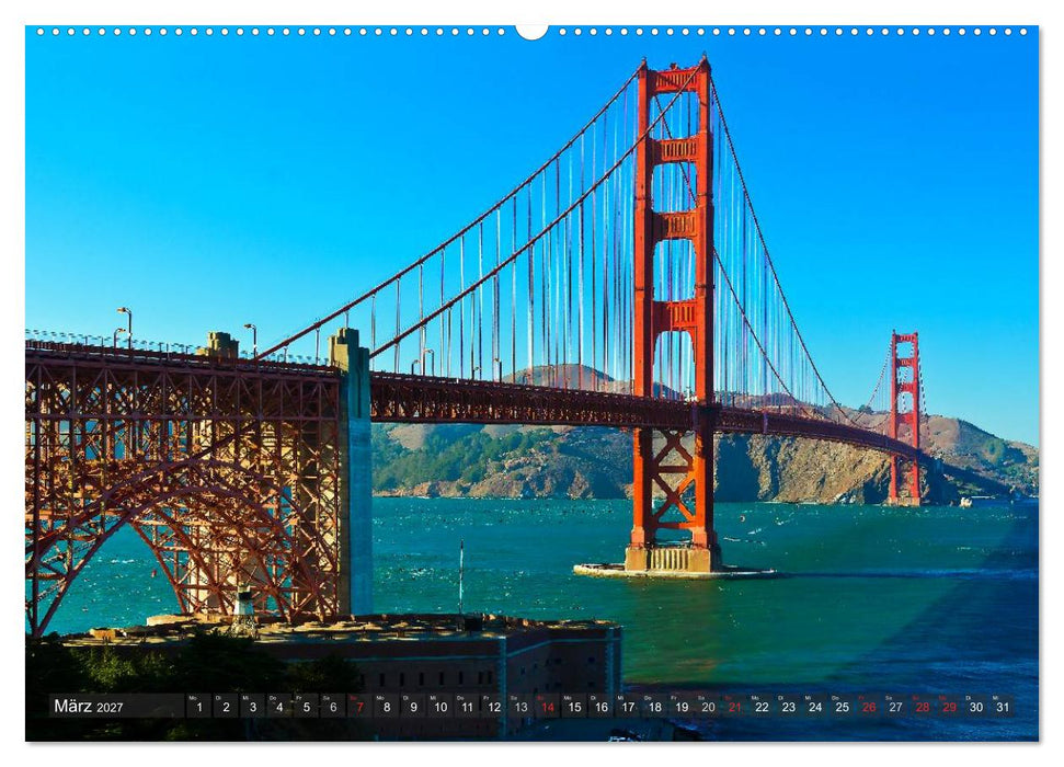 KALIFORNIEN Küstenimpressionen (CALVENDO Wandkalender 2027)