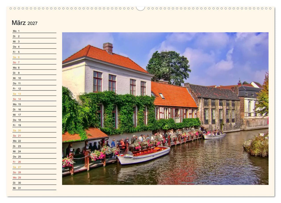 Brügge - Venedig des Nordens (CALVENDO Wandkalender 2027)