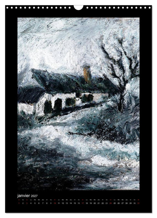 Les Paysages de Topaze (CALVENDO Calendrier mensuel 2027)