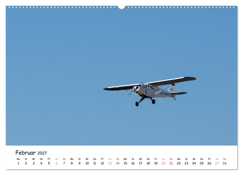 Tollkühne Helden der Fliegerei - Modellflugzeuge in Aktion (CALVENDO Wandkalender 2027)