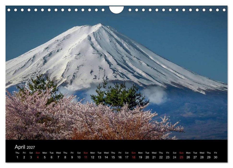 Mt. Fuji 2027 (CALVENDO Monthly Calendar 2027)