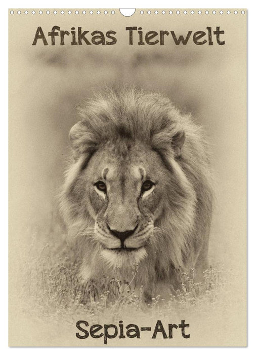 Afrikas Tierwelt - Sepia-Art (CALVENDO Wandkalender 2027)