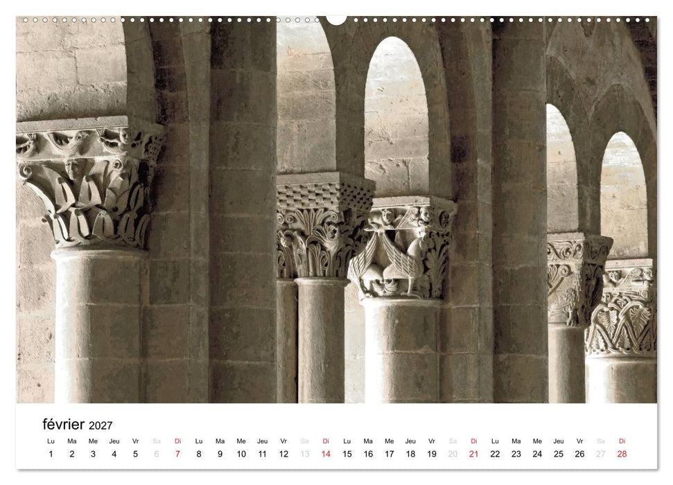Abbatiale de Conques (CALVENDO Calendrier supérieur 2027)