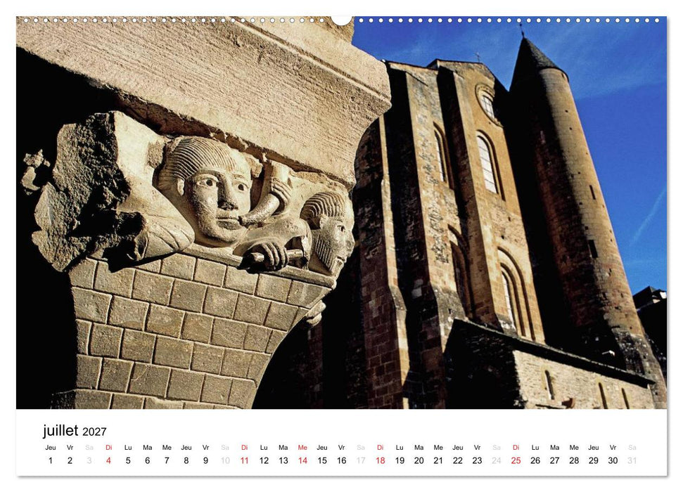 Abbatiale de Conques (CALVENDO Calendrier supérieur 2027)