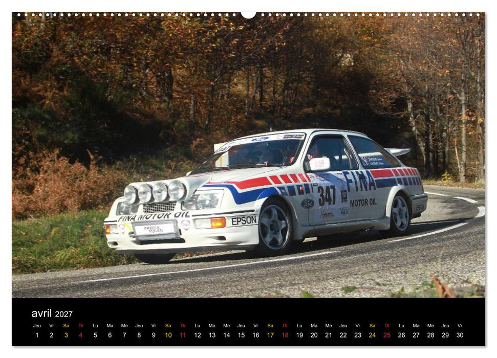 Rallye Vieilles Voitures (CALVENDO Calendrier supérieur 2027)