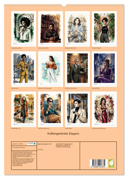 Koffeingetränkte Eleganz (CALVENDO Premium Wandkalender 2027)