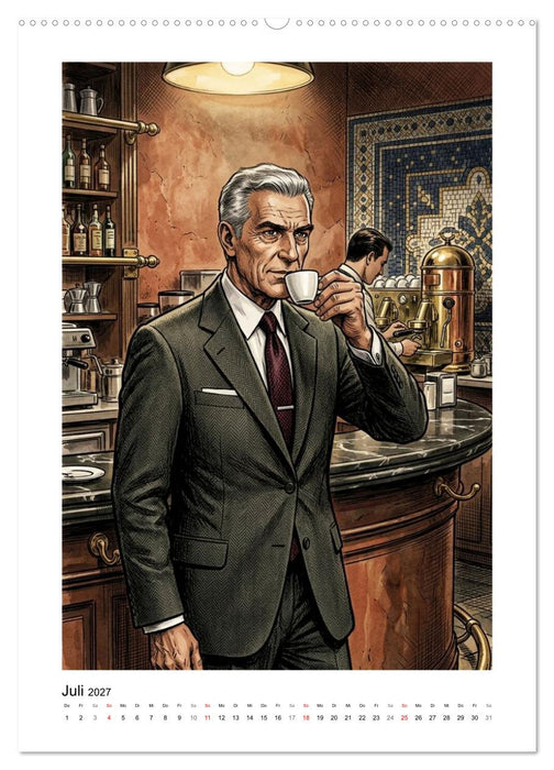 Koffeingetränkte Eleganz (CALVENDO Premium Wandkalender 2027)