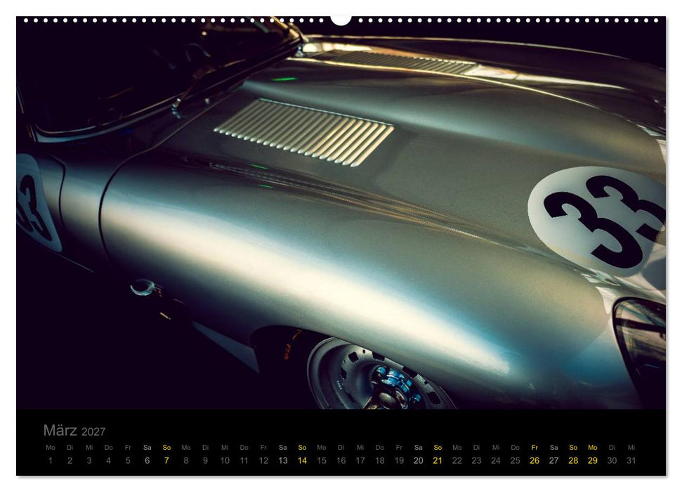 Jaguar E-Type - Bodies (CALVENDO Wandkalender 2027)
