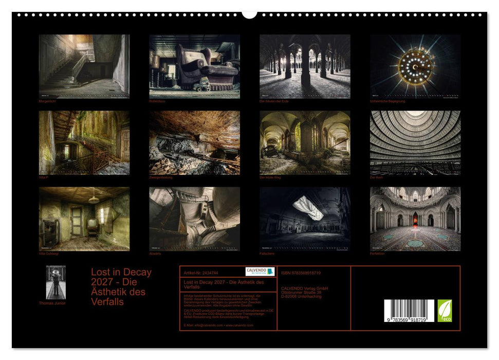 Lost in Decay 2027 - Die Ästhetik des Verfalls (CALVENDO Premium Wandkalender 2027)