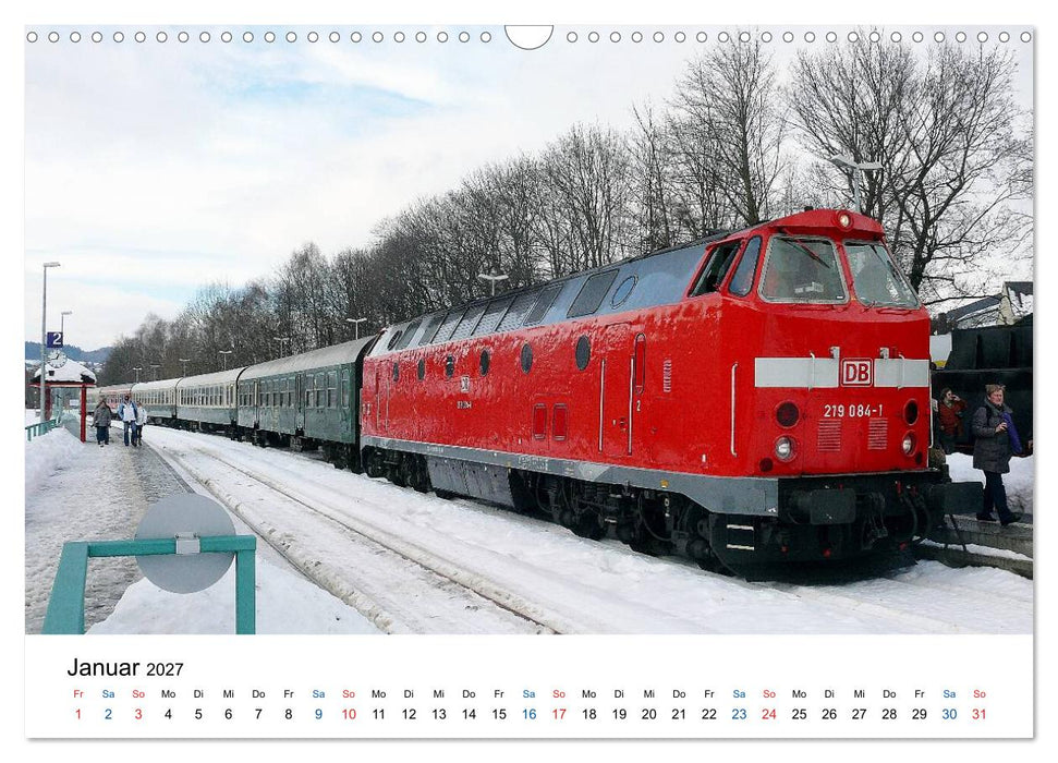 U-Boot trifft Babelsbergerin. Die Baureihen 118 und 119 der Deutschen Reichsbahn (CALVENDO Wandkalender 2027)