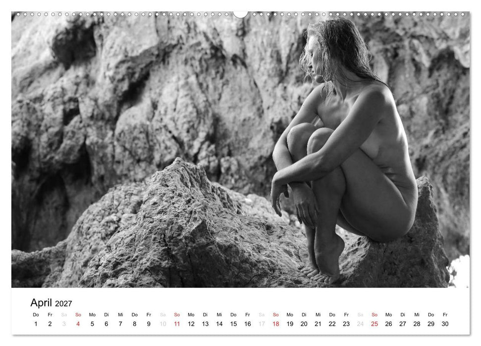 Klassischer Akt schwarz und weiß (CALVENDO Wandkalender 2027)