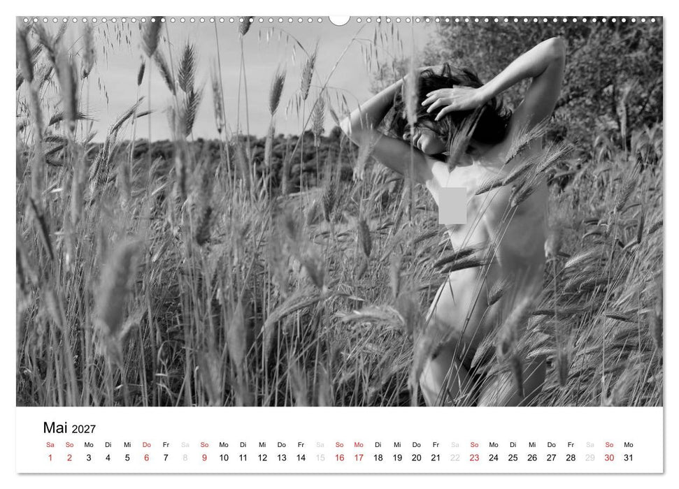 Klassischer Akt schwarz und weiß (CALVENDO Wandkalender 2027)