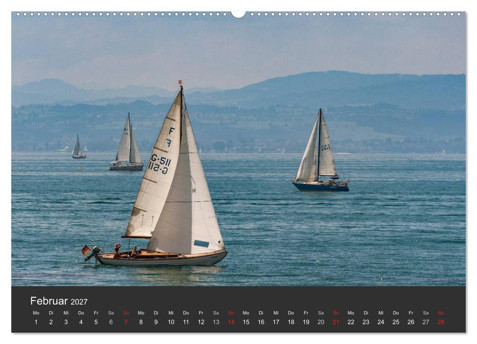 Segelboote auf dem Bodensee (CALVENDO Premium Wandkalender 2027)