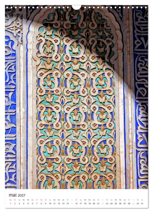 Couleurs Marrakech (CALVENDO Calendrier mensuel 2027)