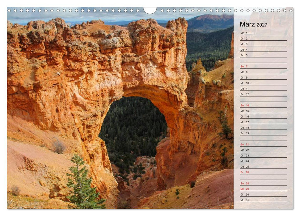 USA 2027 Utah - Sandstein und Canyons (CALVENDO Wandkalender 2027)