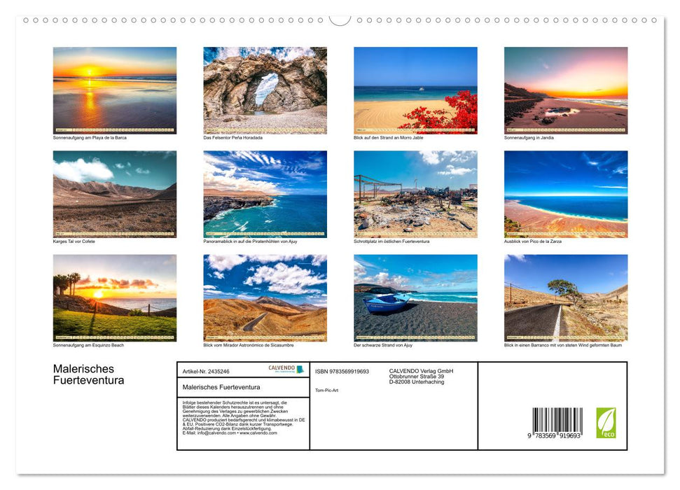 Malerisches Fuerteventura (CALVENDO Premium Wandkalender 2027)