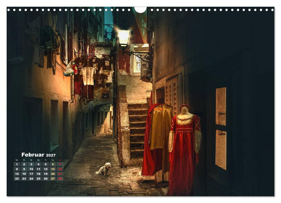 Märchen Stadt Piran (CALVENDO Wandkalender 2027)