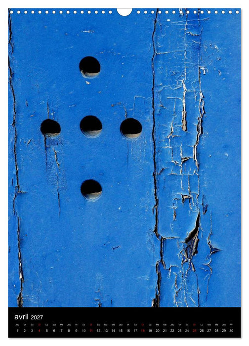 Les couleurs du temps sur le bois (CALVENDO Calendrier mensuel 2027)
