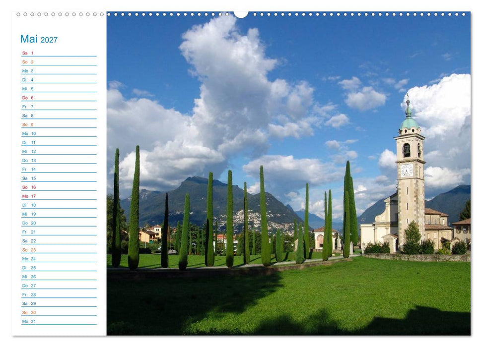 Wunderschönes Tessin (CALVENDO Premium Wandkalender 2027)