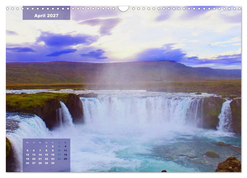 Naturwunder Wasserfälle (CALVENDO Wandkalender 2027)