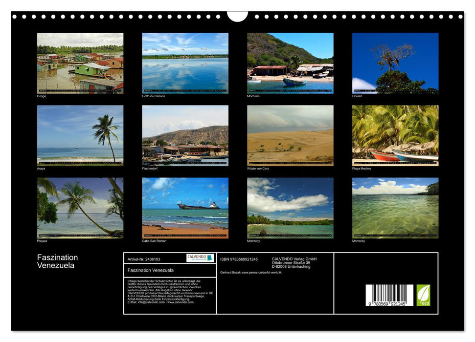Faszination Venezuela (CALVENDO Wandkalender 2027)