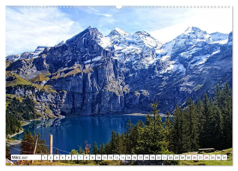 Grüezi. Landschaften in der Schweiz (CALVENDO Wandkalender 2027)