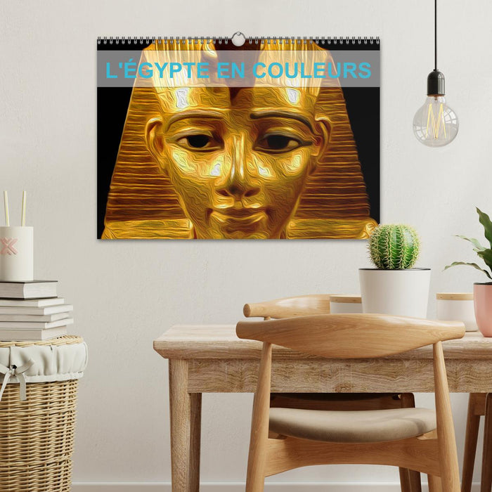 L'ÉGYPTE EN COULEURS (CALVENDO Calendrier mensuel 2027)