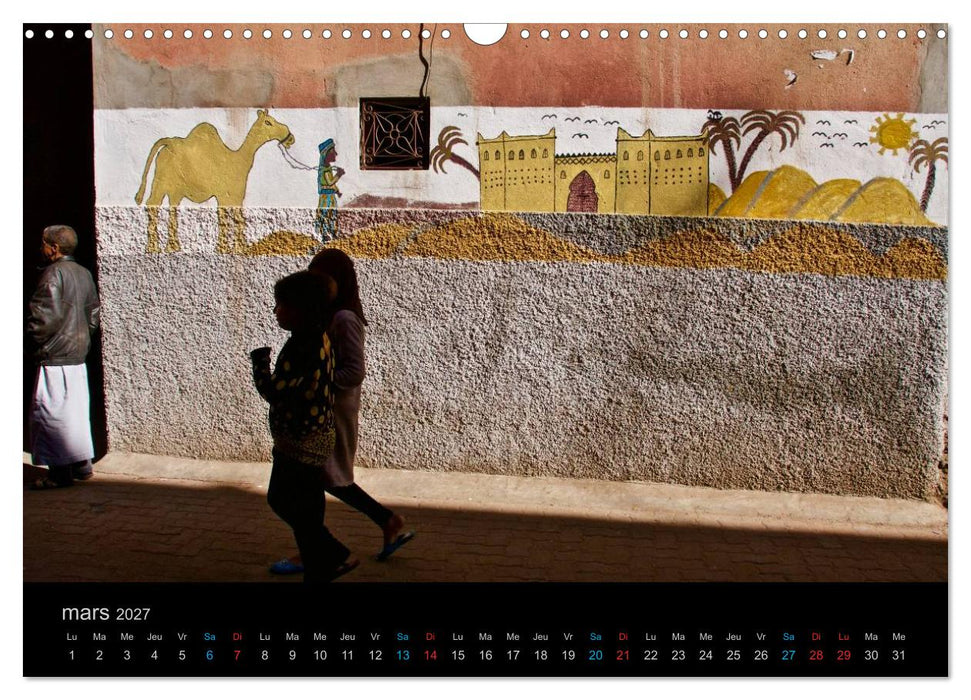 COULEURS DU MAROC (CALVENDO Calendrier mensuel 2027)