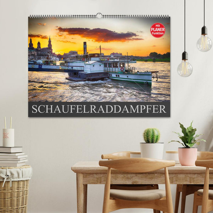 Schaufelraddampfer (CALVENDO Wandkalender 2027)