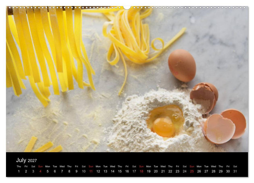PASTA (CALVENDO Premium-Calendar 2027)