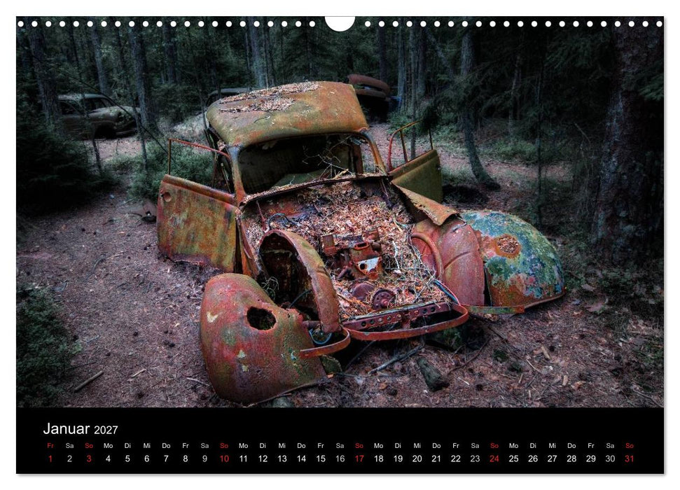 Automobile im Herbst (CALVENDO Wandkalender 2027)