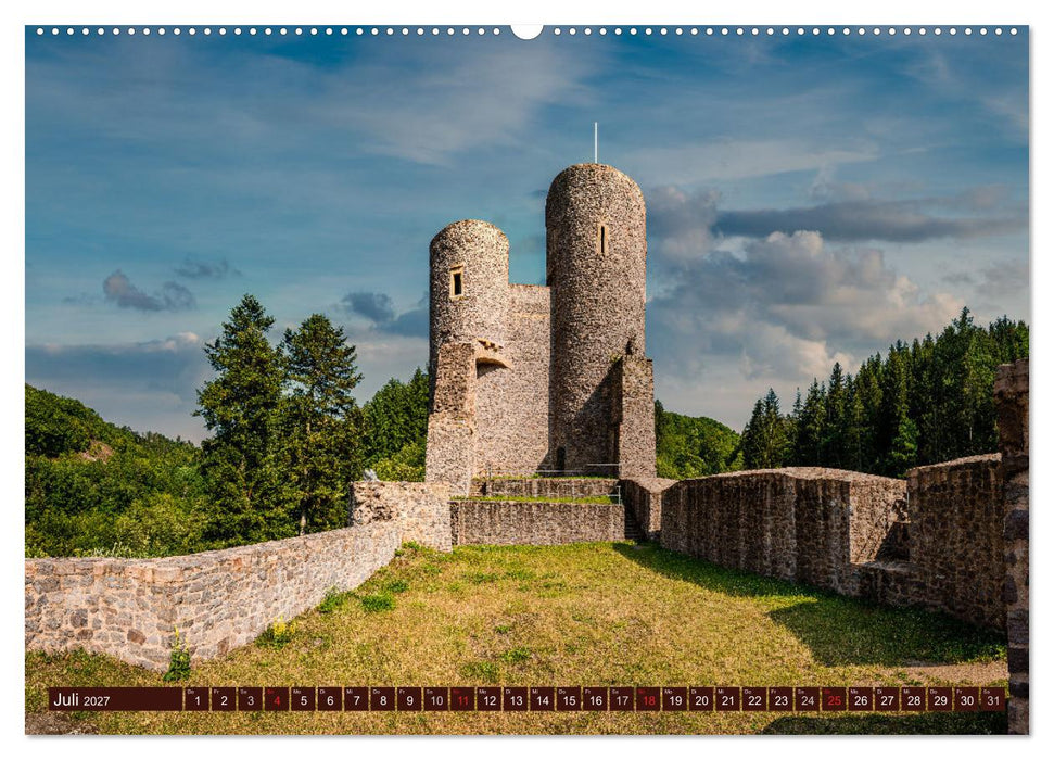 Burgen in Rheinland-Pfalz (CALVENDO Premium Wandkalender 2027)