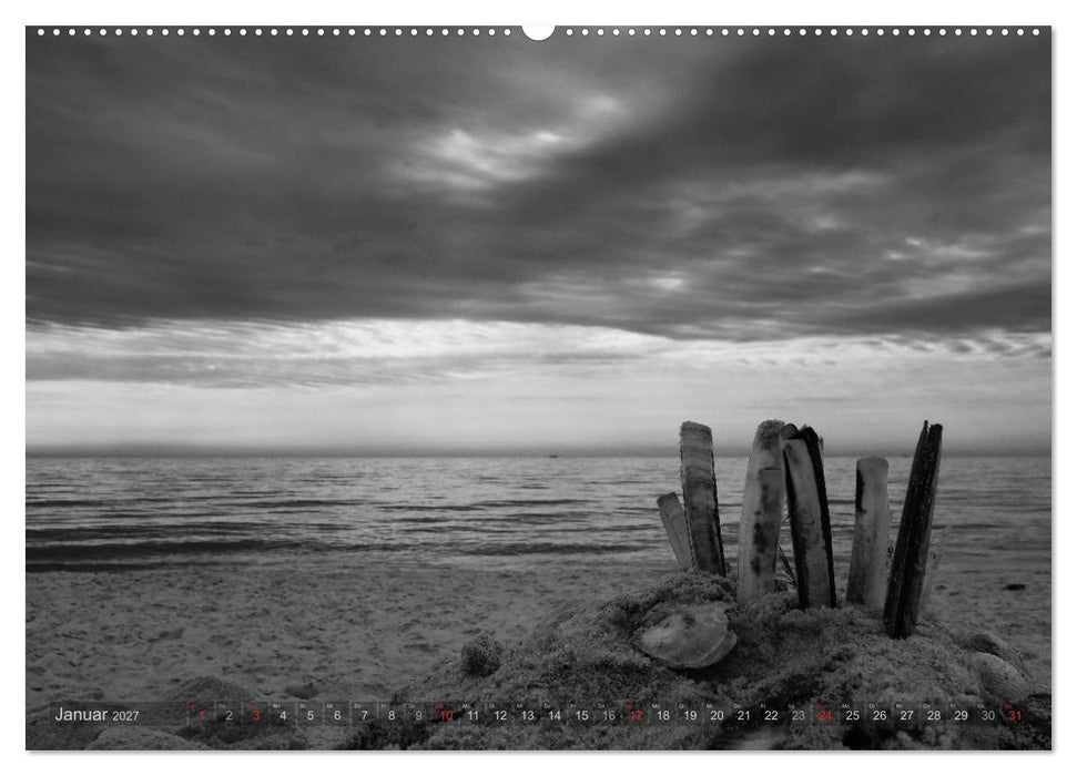 54°54'57"N 8°19'51"E SYLT (CALVENDO Wandkalender 2027)