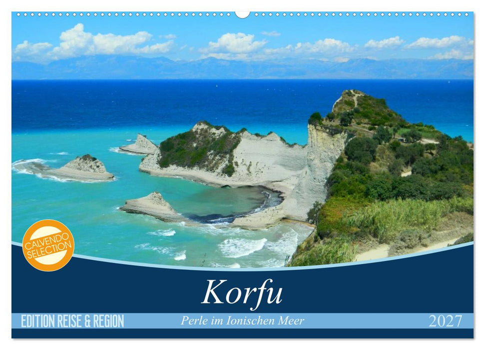 Korfu, Perle im Ionischen Meer (CALVENDO Wandkalender 2027)