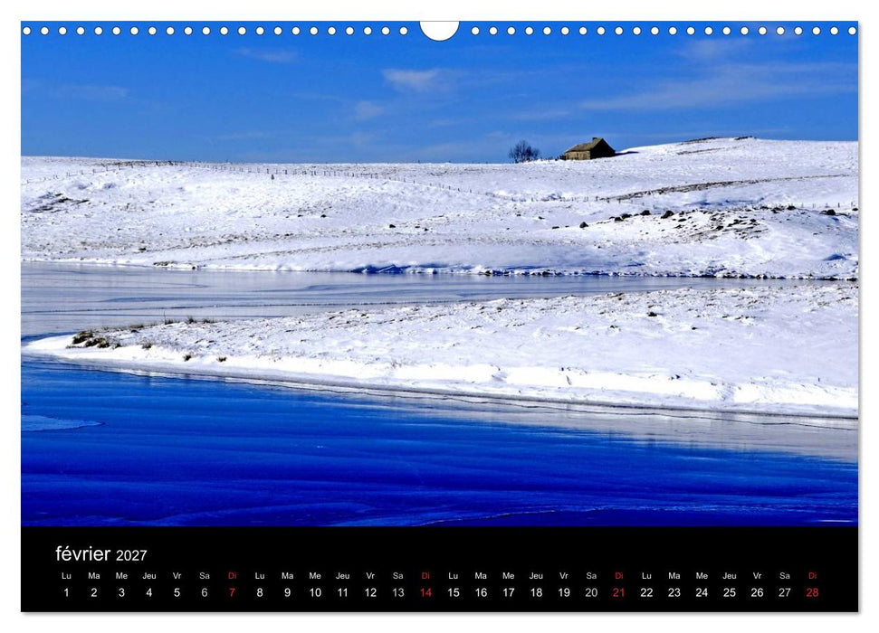 AUBRAC (CALVENDO Calendrier mensuel 2027)