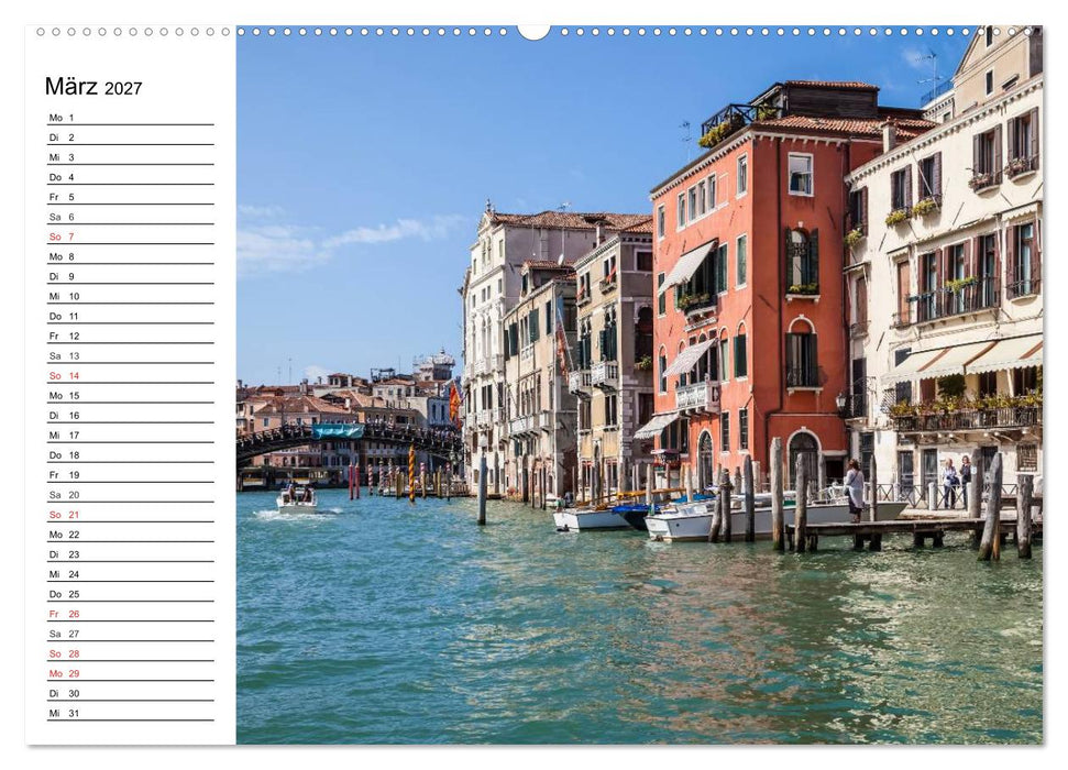 VENEDIG Eine Tour auf dem Canal Grande (CALVENDO Premium Wandkalender 2027)