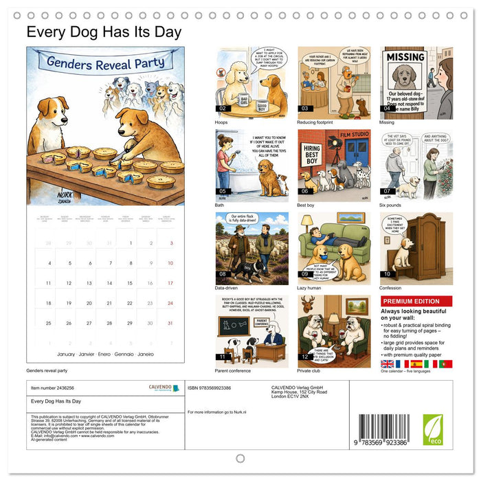 Every Dog Has Its Day (CALVENDO Monthly Calendar 2027)