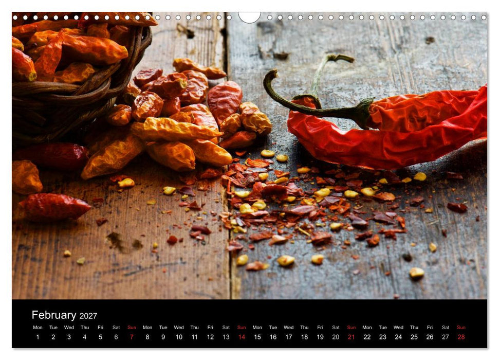 SPICES (CALVENDO Monthly Calendar 2027)