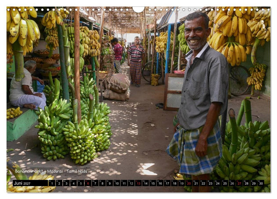 Der zauberhafte Süden Indiens (CALVENDO Wandkalender 2027)
