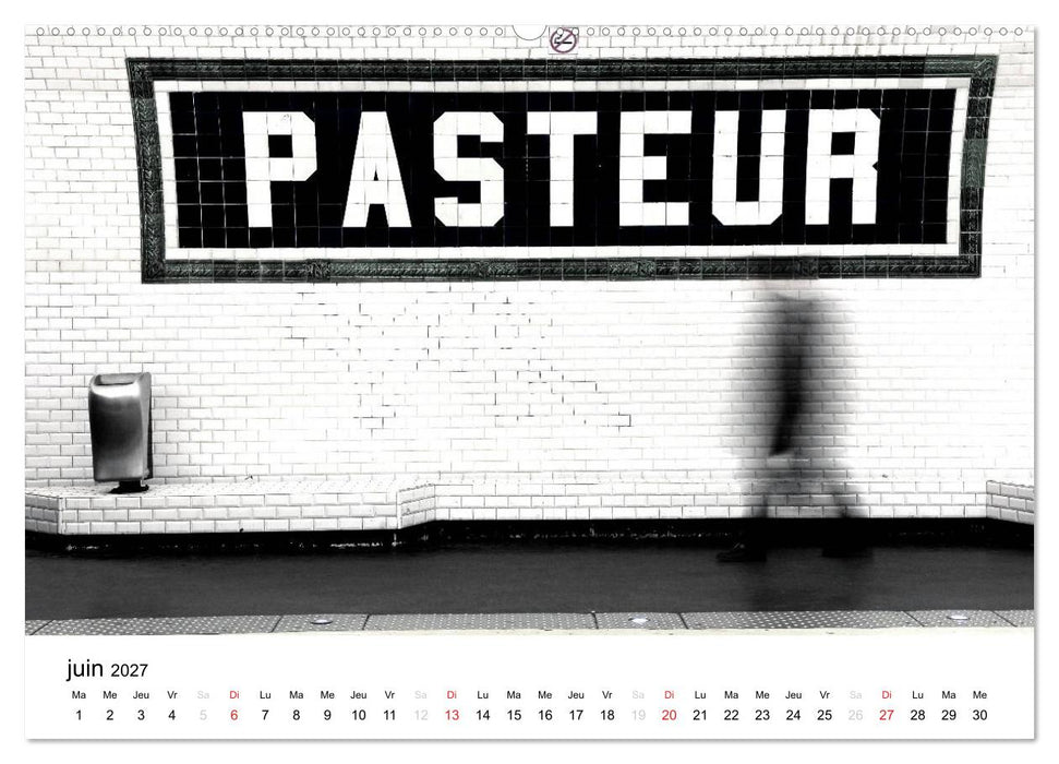 Paris Métropolitain (CALVENDO Calendrier supérieur 2027)