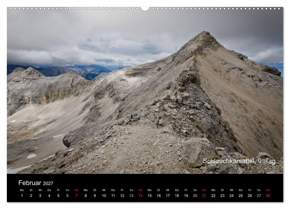 TransAlp - zu Fuß über die Alpen von München nach Venedig (CALVENDO Wandkalender 2027)
