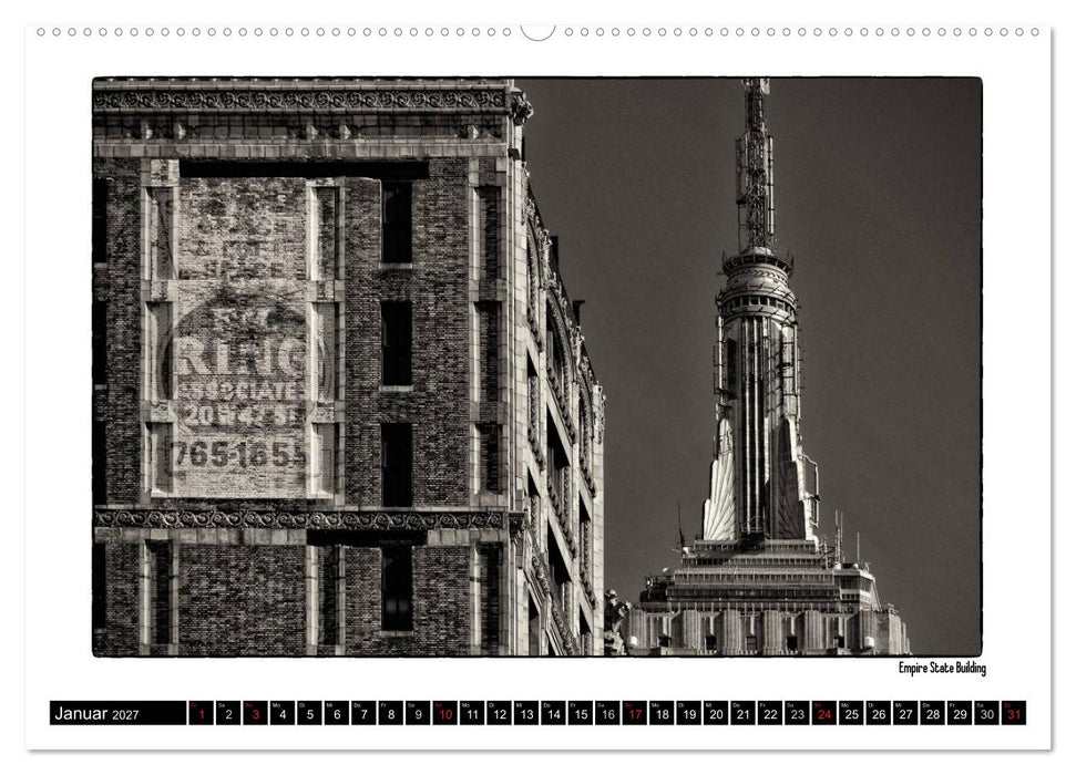Manhattan Memories - Erinnerungen an New York (CALVENDO Premium Wandkalender 2027)