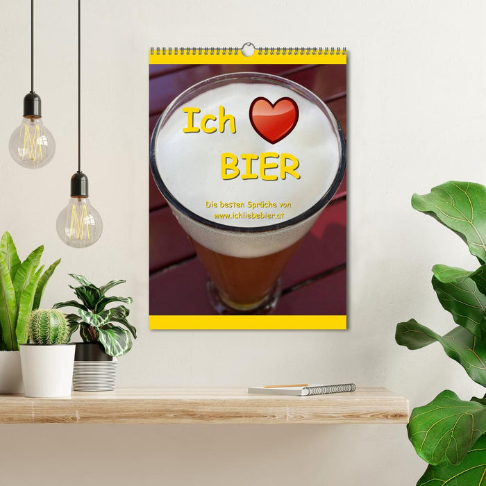 Ich liebe Bier (CALVENDO Wandkalender 2027)