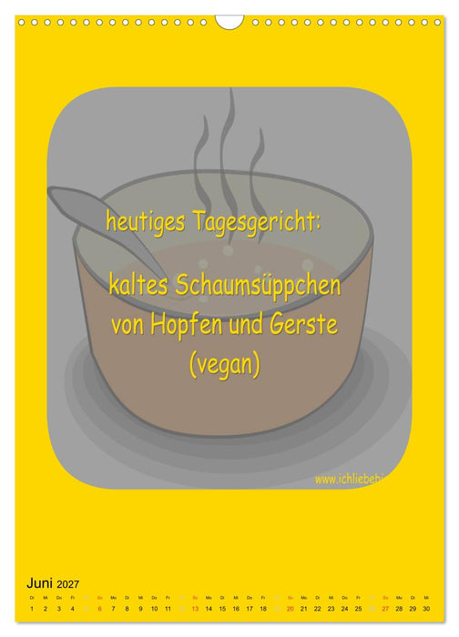 Ich liebe Bier (CALVENDO Wandkalender 2027)