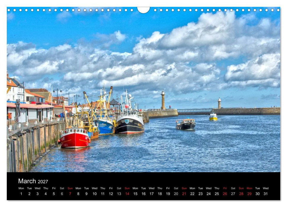 Whitby Harbour (CALVENDO Monthly Calendar 2027)