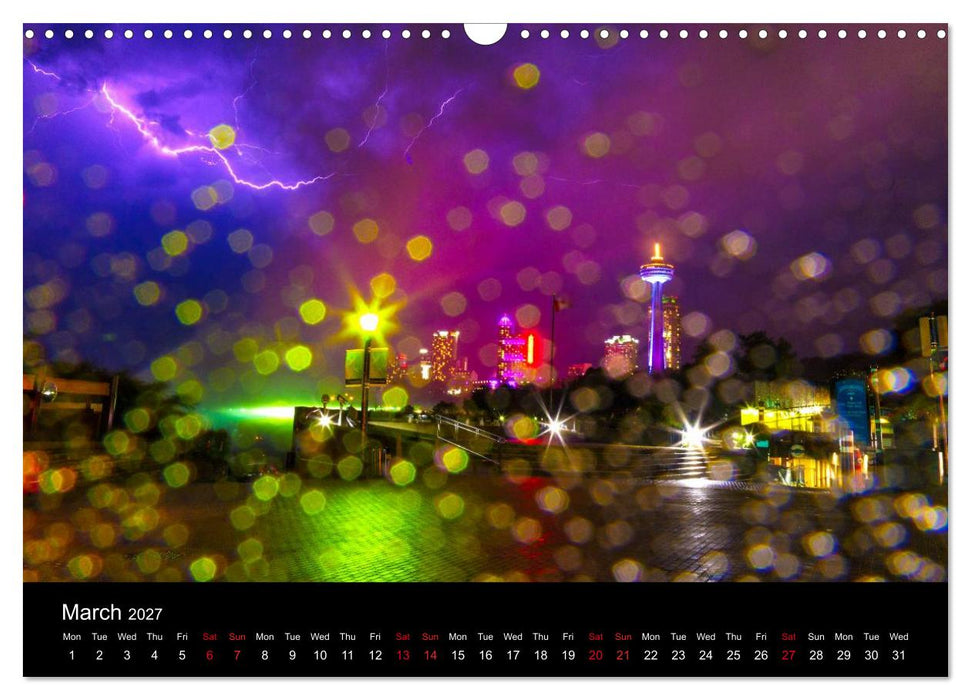 Niagara Falls 2027 (CALVENDO Monthly Calendar 2027)